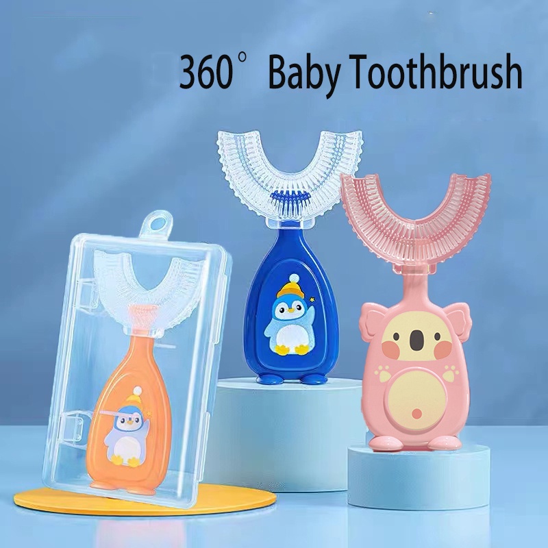 Baby Silicon U Shaped Toothbrush