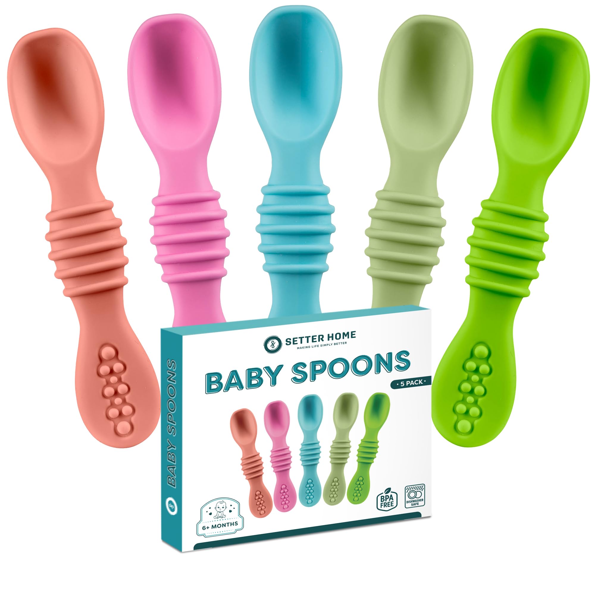 Baby Silicon Spoon Home Baby